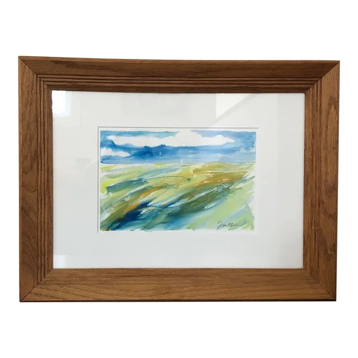“Seal the Day” Original Framed Watercolor Painting by Nancy Smith