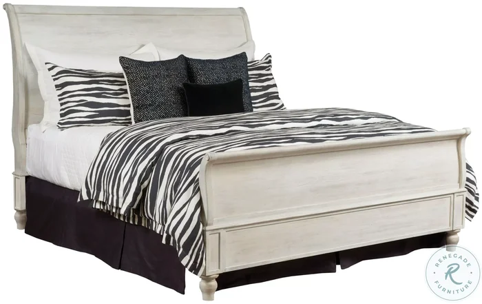 Ashbourne Foxworth Sun Washed Queen Sleigh Bed