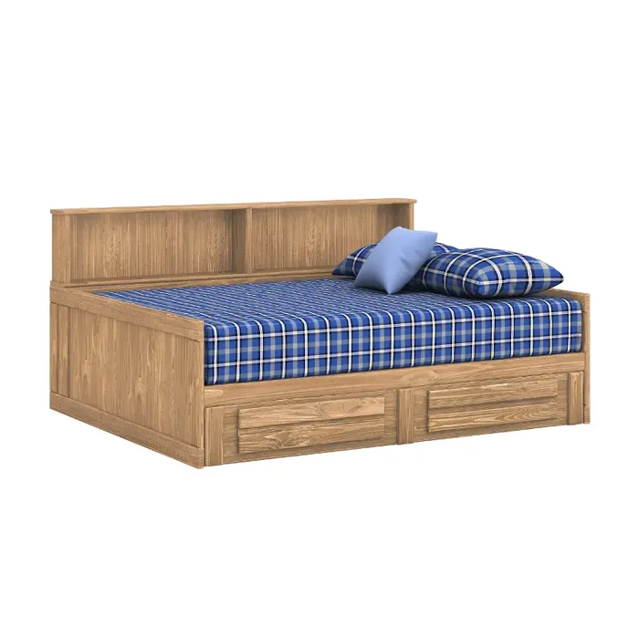 B-Two Jr. Roomsaver Natural Buckskin Full Storage Bed