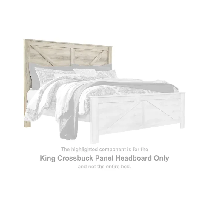 Bellaby King Crossbuck Panel Headboard B331-158