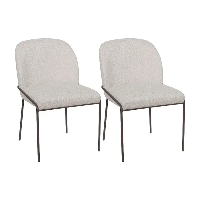 Blakeley Light Gray Dining Chairs, Set of 2