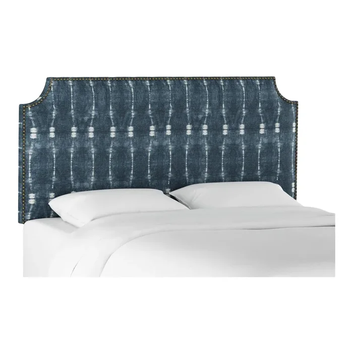 California King Madison Headboard in Bali Indigo