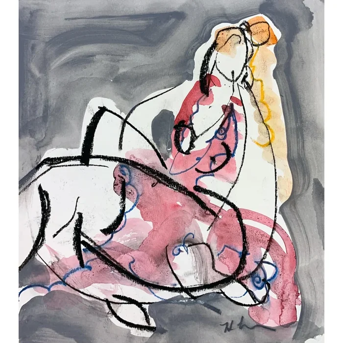 Cody Seated Contemporary Figure Drawing