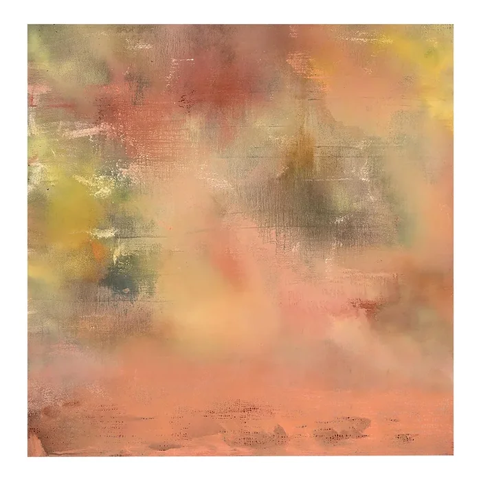 Contemporary Abstract Oil on Canvas Painting “Fragments of Poetry and Silence 45 (For Pablo Neruda)” by Yari Ostovany