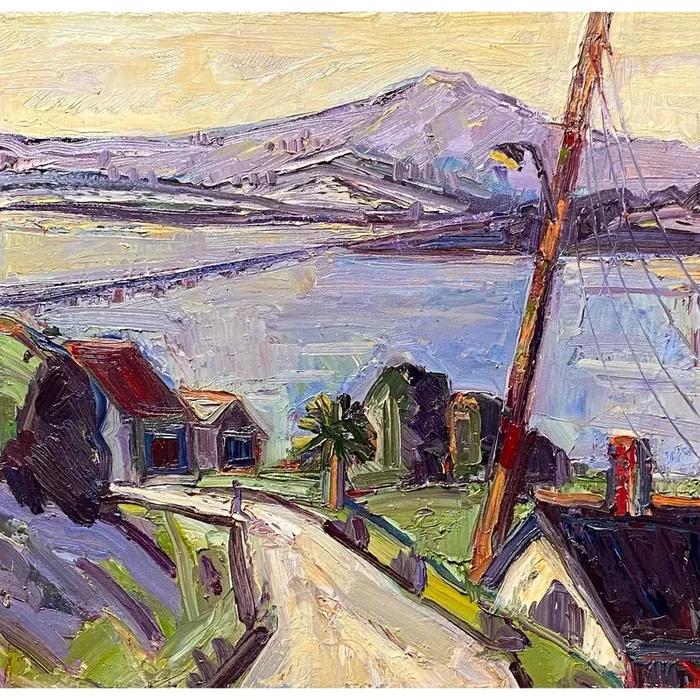 Contemporary California Plein Air California Landscape Oil Painting by James Hartman