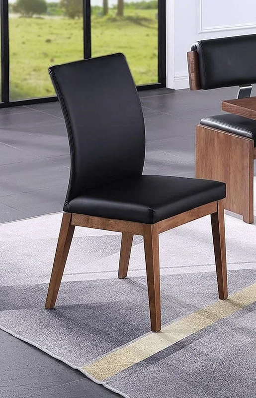 Curved Back Side Chair w/ Solid Wood Frame – 2 per box