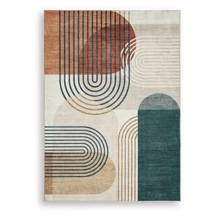 Farrendale Washable 5′ x 7′ Area Rug R407382