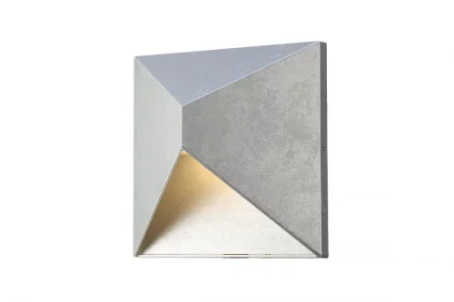 LED Outdoor Wall lamp D:8 H:8 9.5W 600LM 3000KSilver Finish Acrylic Lens (758|LDOD1100)