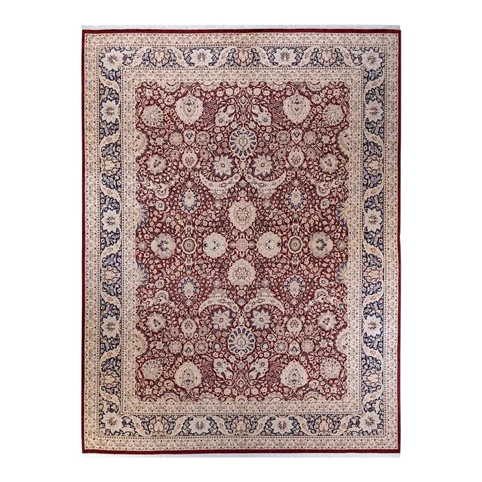 Mogul, One-of-a-Kind Hand-Knotted Area Rug – Orange, 9′ 4″ x 12′ 2″