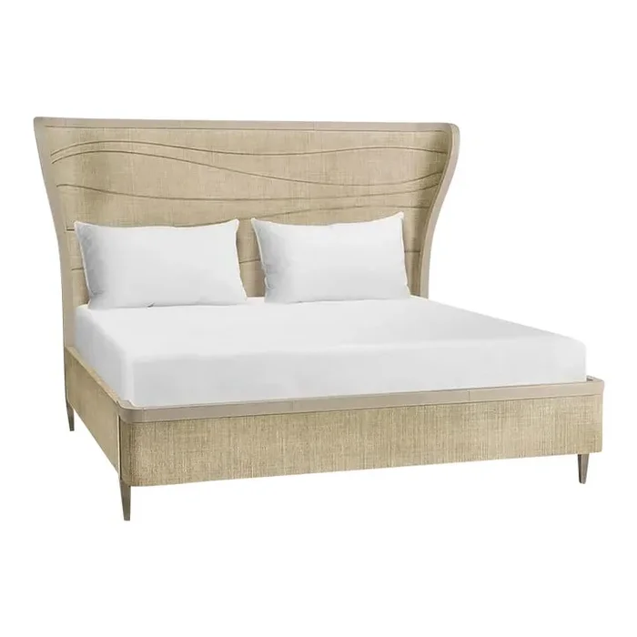 Organic Modern Woven King Bed