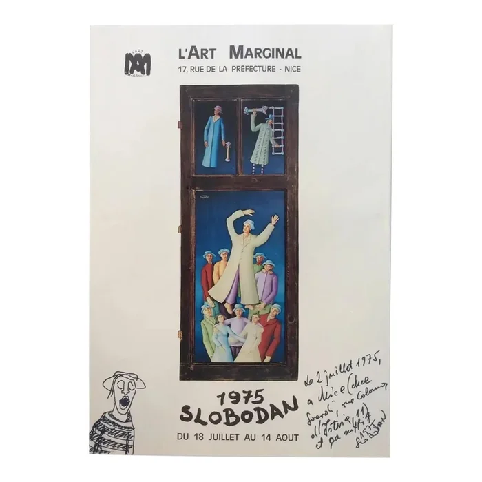 Original Signed Art Exhibition Poster by Artist Ivicevic Slobodan