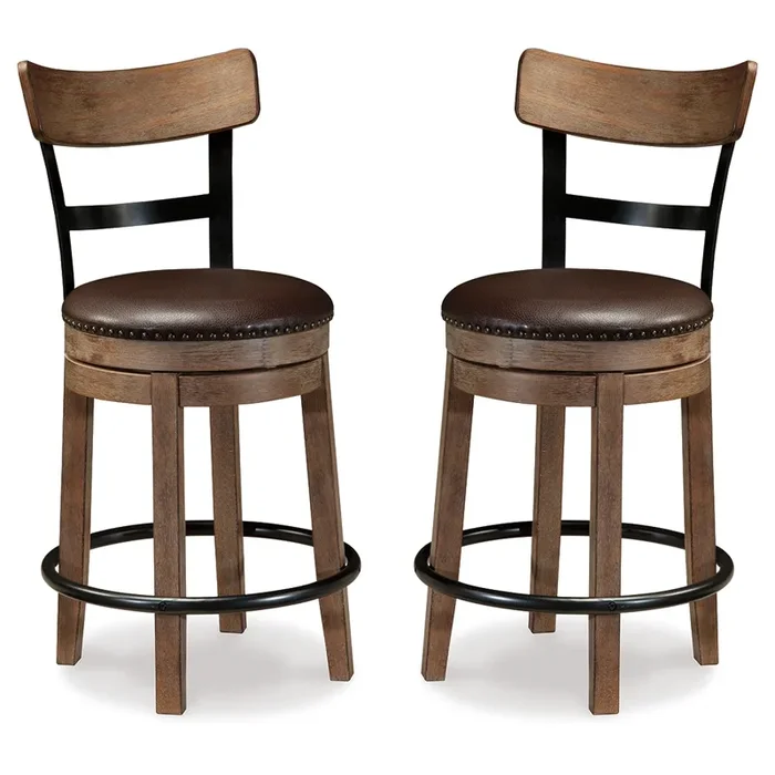 Pinnadel Counter Height Bar Stool (Set of 2) D542-124X2