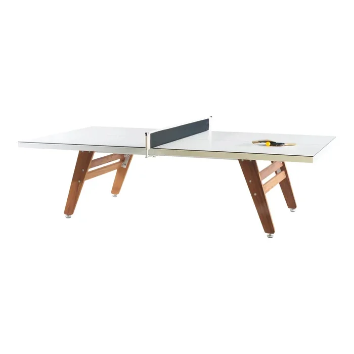 RS Barcelona Stationary Ping Pong Table, White