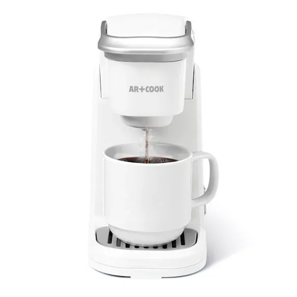 Single Serve White Coffee Maker, 10oz