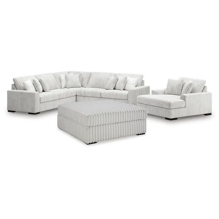 Stupendous 4-Piece Sectionals and Ottoman 25903U5