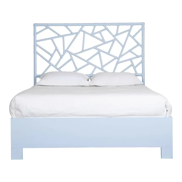 Tiffany Bed Queen – Blue